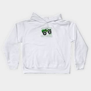 Shamrock Crusher Truck Kids Hoodie